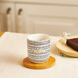 Emsan Tinylatte 2-Piece New Bone Mug Set 200 ml Black - Emsan Jordan