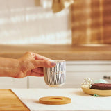 Emsan Tinycoffe 2-Piece New Bone Mug Set 200 ml Black - Emsan Jordan