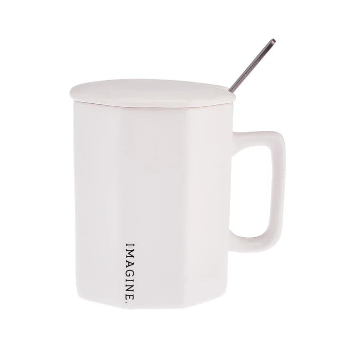 Emsan Imagine 3 Piece New Bone Mug 320 ml White - Emsan Jordan