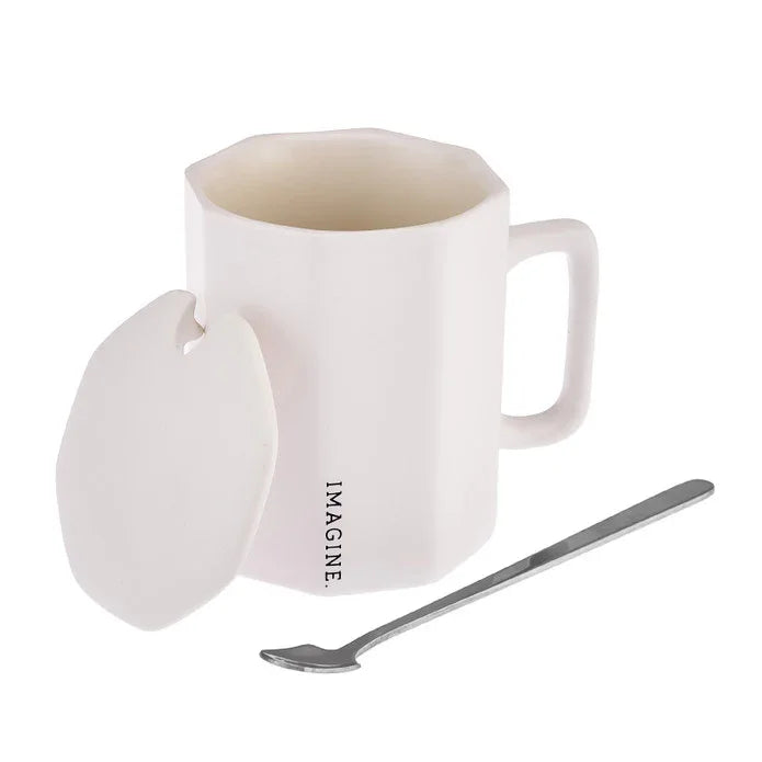 Emsan Imagine 3 Piece New Bone Mug 320 ml White - Emsan Jordan