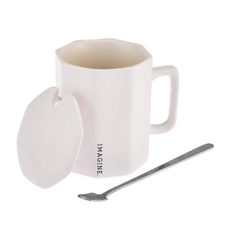 Emsan Imagine 3 Piece New Bone Mug 320 ml White - Emsan Jordan