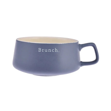 Emsan Brunch Newbone Mug 320ml Blue - Emsan Jordan