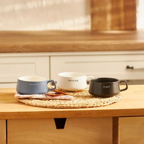 Emsan Brunch Newbone Mug 320ml Blue - Emsan Jordan