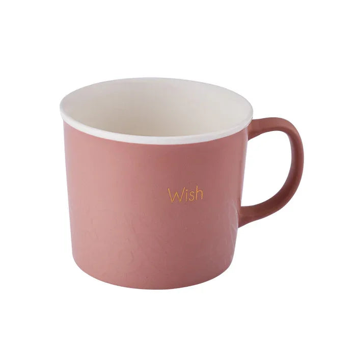 Emsan Wish New Bone Mug 350 ml Coral - Emsan Jordan