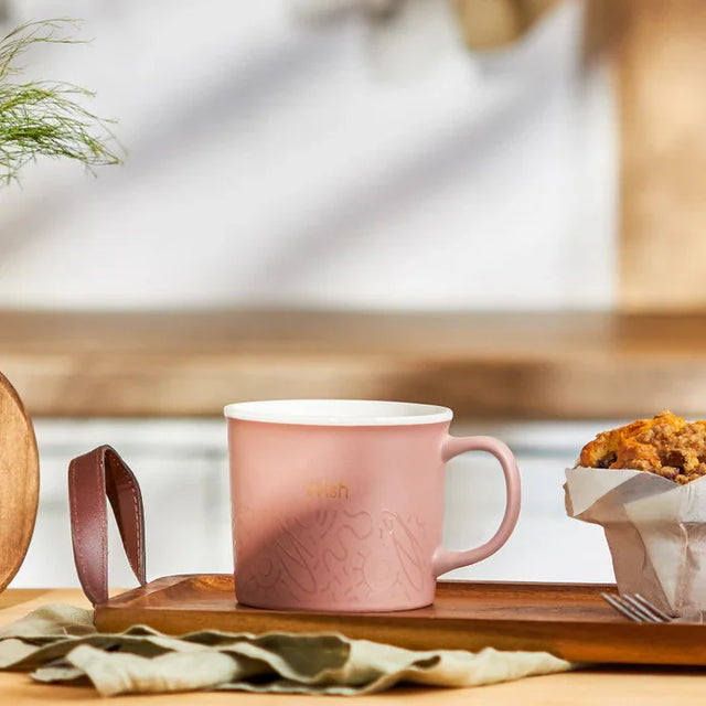 Emsan Wish New Bone Mug 350 ml Coral - Emsan Jordan