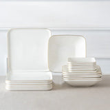 Istanbul Porselen Nadide 18 Piece 6 Person Square Dinner Set Gold - Emsan Jordan