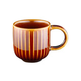 Istanbul Porcelain Lev 6-Person Coffee Cup Set Brown 90 ml - Emsan Jordan