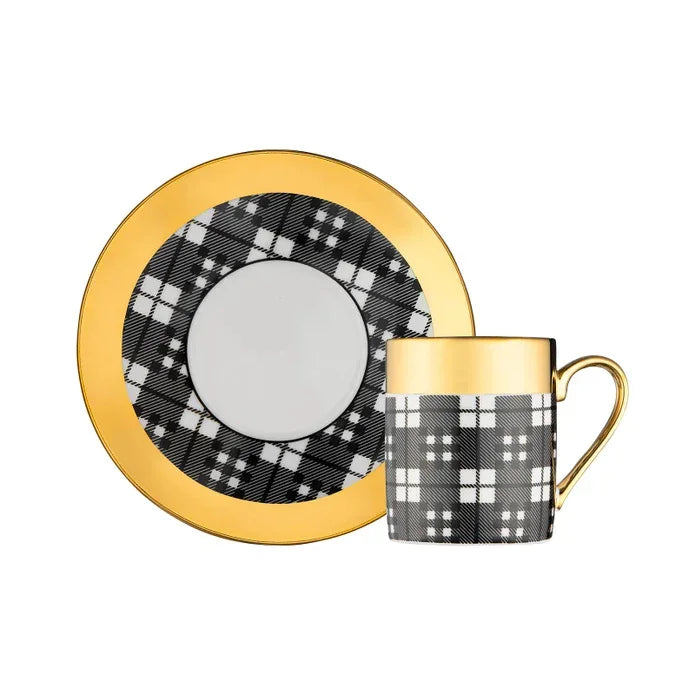 Istanbul Porcelain Deren 6-Piece Coffee Cup Set 90 ml - Emsan Jordan