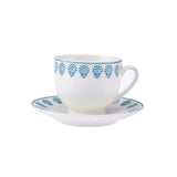 Emsan Sierra New Bone 2-Person Coffee Cup Set 90 ml Blue - Emsan Jordan
