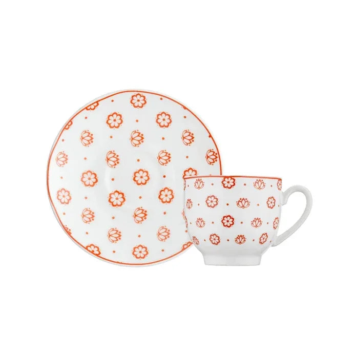 Emsan Nuit New Bone 6-Person Coffee Cup Set 90 ml - Emsan Jordan