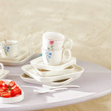 Emsan Viola 30-Piece Porcelain Breakfast Set for 6 People - Emsan Jordan