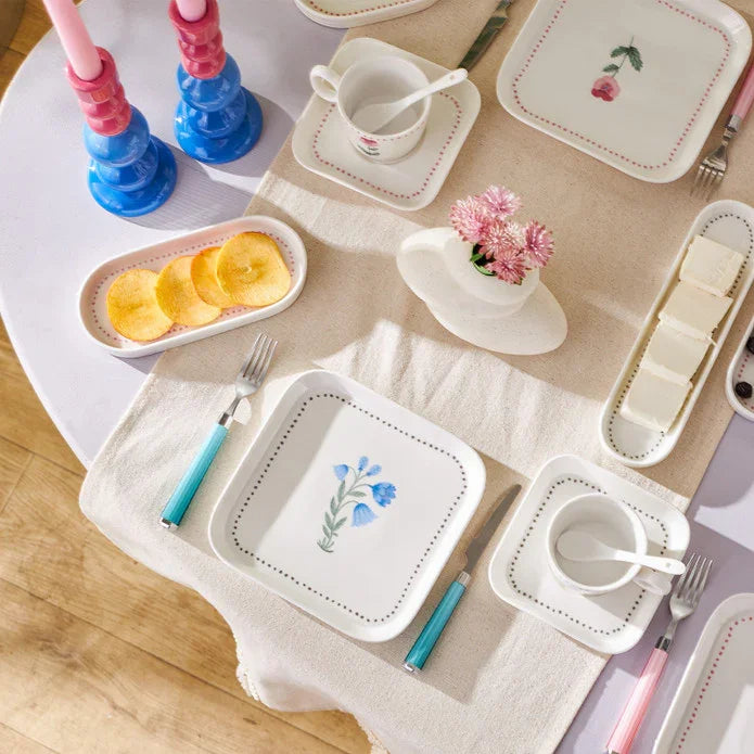 Emsan Viola 30-Piece Porcelain Breakfast Set for 6 People - Emsan Jordan