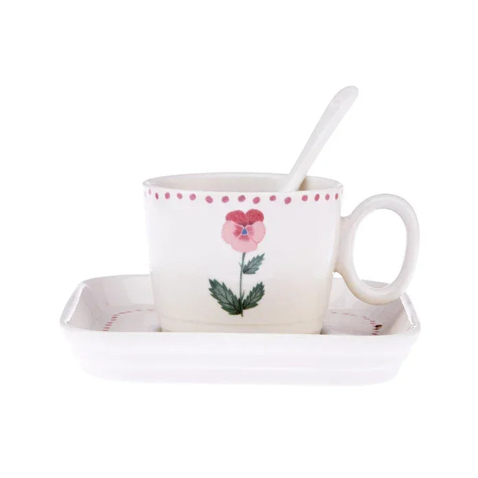 Emsan Viola 30-Piece Porcelain Breakfast Set for 6 People - Emsan Jordan