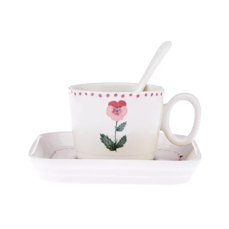 Emsan Viola 30-Piece Porcelain Breakfast Set for 6 People - Emsan Jordan