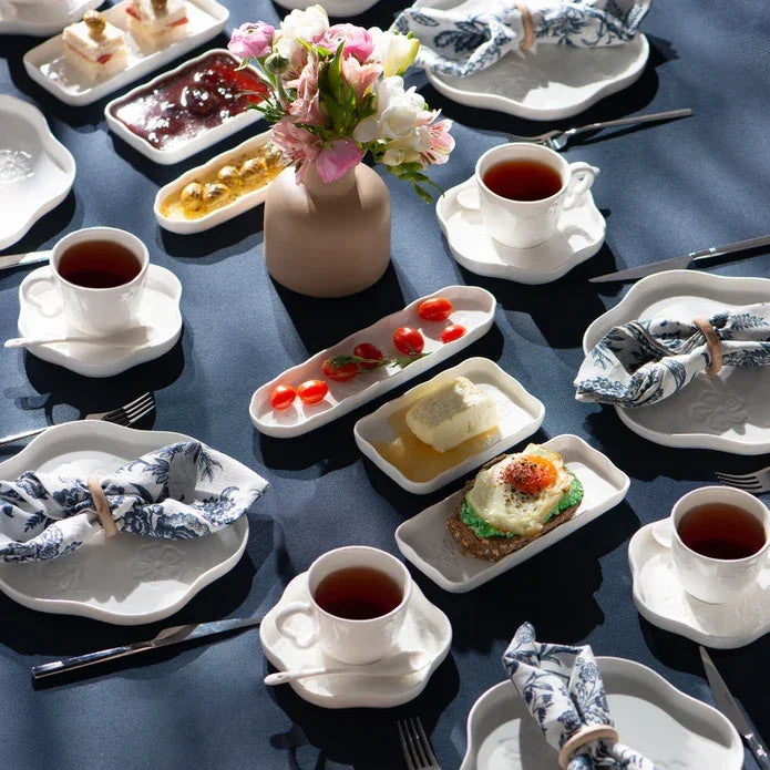 Emsan Florist 30-Piece Porcelain Breakfast Set for 6 People - Emsan Jordan