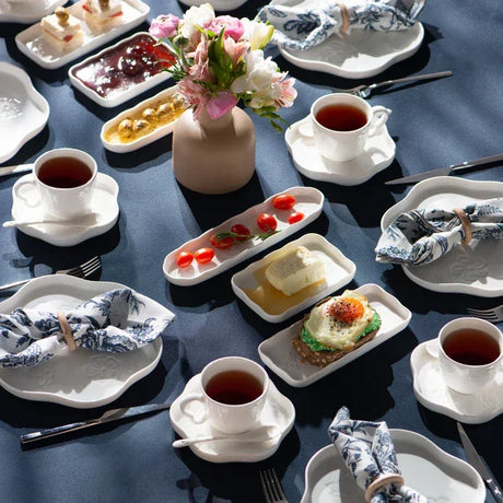 Emsan Florist 30-Piece Porcelain Breakfast Set for 6 People - Emsan Jordan