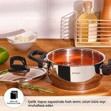 Emsan Aren 8-Piece Stainless Steel Cookware Set - Emsan Jordan