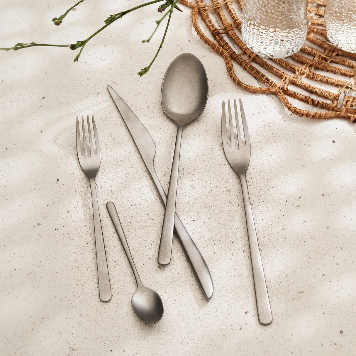 Emsan Bello Vintage 30-Piece Cutlery Set for 6 Persons - Emsan Jordan