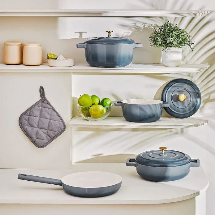 Emsan Blue Royal 7-Piece Pot Set - Emsan Jordan