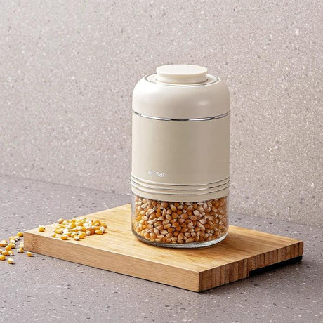 Emsan Moko 650 ml Storage Jar – Ecru - Emsan Jordan