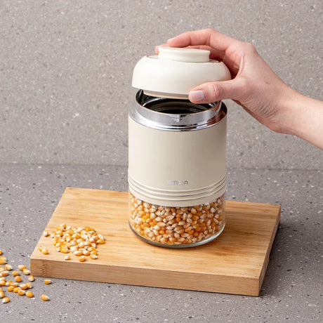 Emsan Moko 650 ml Storage Jar – Ecru - Emsan Jordan