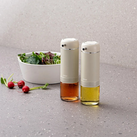 Emsan Moko Oil & Vinegar Set – Ecru - Emsan Jordan