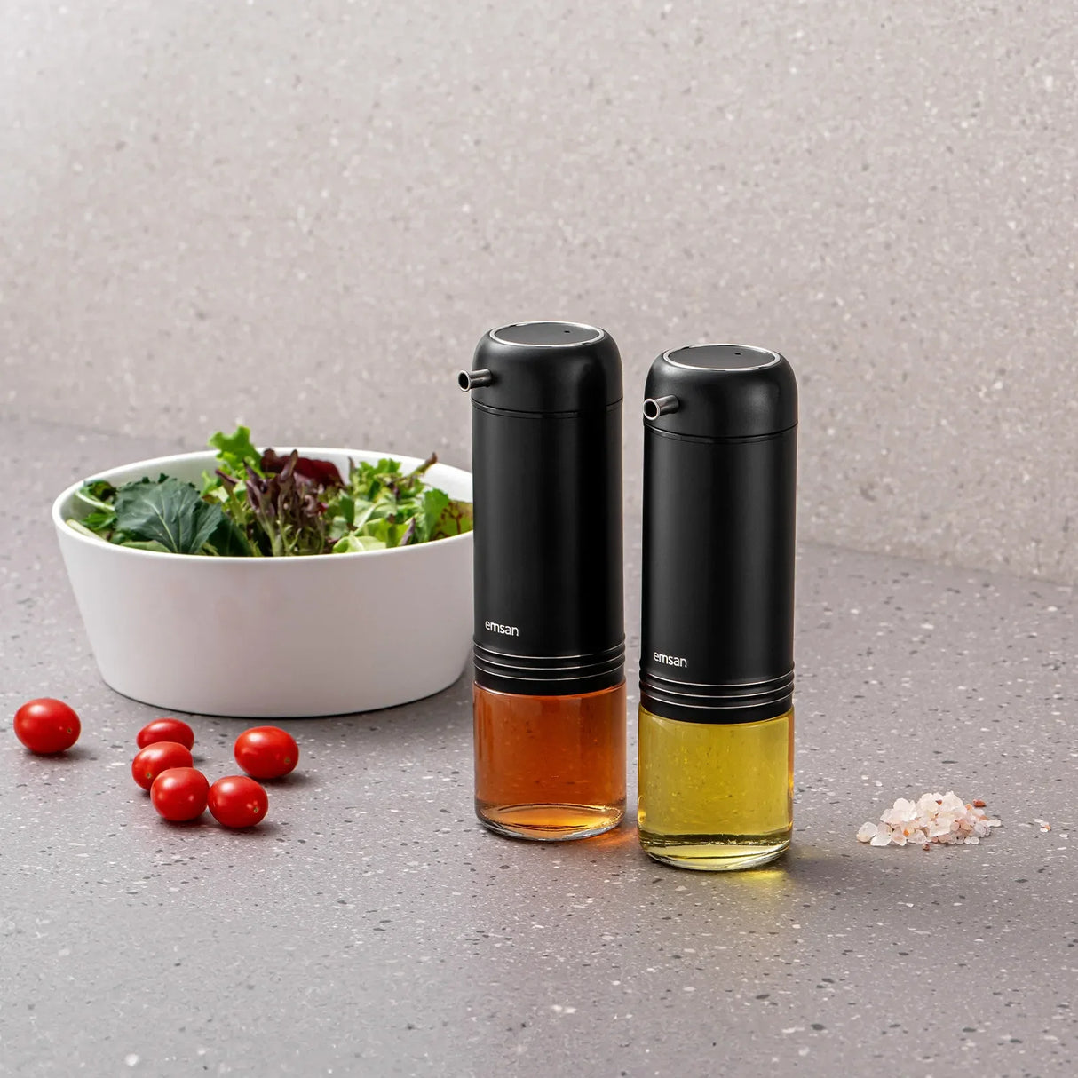 Emsan Moko Oil & Vinegar Set – Black - Emsan Jordan