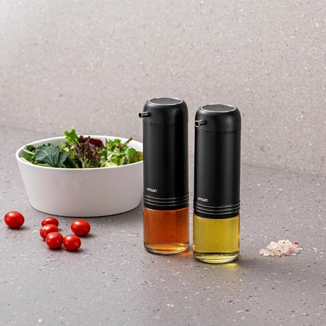Emsan Moko Oil & Vinegar Set – Black - Emsan Jordan