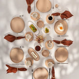 Istanbul Porcelain Belin 32-Piece Breakfast Set for 6 People - Emsan Jordan