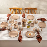 Istanbul Porcelain Belin 32-Piece Breakfast Set for 6 People - Emsan Jordan