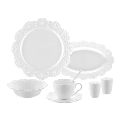 Istanbul Porcelain Akay 32-Piece Breakfast Set for 6 People - Emsan Jordan