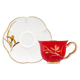 Istanbul Porcelain Berin 2-Person Coffee Cup Set Red 90 ml - Emsan Jordan