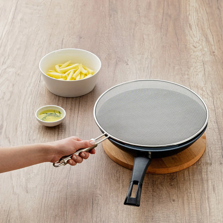 Emsan Steel Oil Splatter Screen – 28 cm - Emsan Jordan