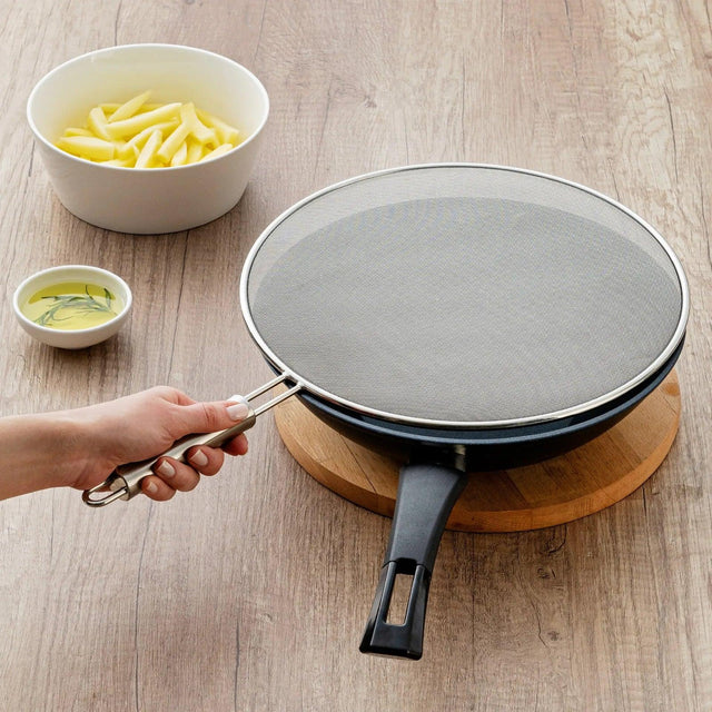 Emsan Steel Oil Splatter Screen – 30 cm - Emsan Jordan