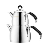 Emsan Mina Midi Teapot Set Black 0.75 – 2.0 Liters - Emsan Jordan