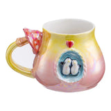 Istanbul Porcelain Penguin Mug 400 ML Pink - Emsan Jordan