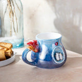 Istanbul Porcelain Penguin Mug 400 ML Navy Blue - Emsan Jordan
