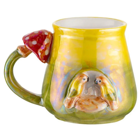 Istanbul Porcelain Tropical Mug 400 ML Green - Emsan Jordan