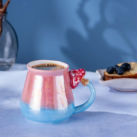 Istanbul Porcelain Tropical Mug 400 ML Pink - Emsan Jordan