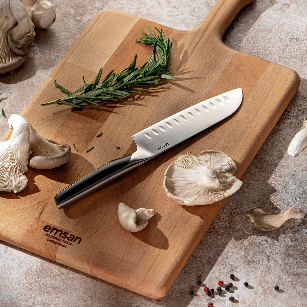 Emsan Pro Knife Santoku 2.0 mm - Emsan Jordan