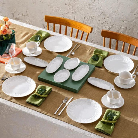 Emsan Rosy Porcelain 30-Piece Breakfast Set - Emsan Jordan
