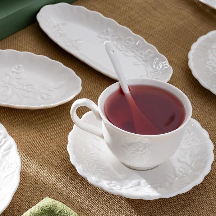 Emsan Rosy Porcelain 30-Piece Breakfast Set - Emsan Jordan