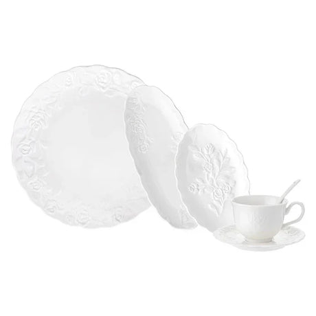 Emsan Rosy Porcelain 30-Piece Breakfast Set - Emsan Jordan