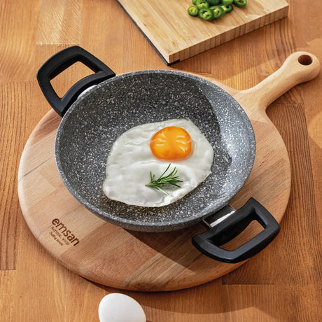 Emsan Titanium Granite Shallow Pan 20 cm - Emsan Jordan