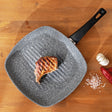 Emsan Titanium Granite Square Frying Pan 28 cm - Emsan Jordan