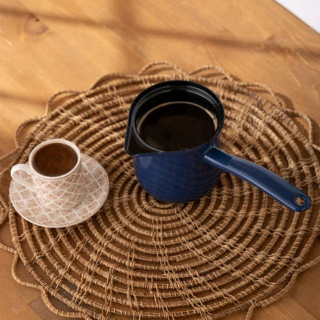 Emsan Hasbahçe Enamel Coffee Pot – 10 cm - Emsan Jordan