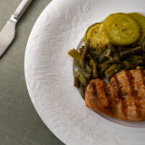 Istanbul Porcelain Magnolia Serving Plate 26 cm - Emsan Jordan