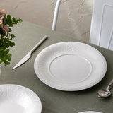 Istanbul Porcelain Magnolia Serving Plate 26 cm - Emsan Jordan