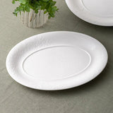 Istanbul Porcelain Magnolia Canoe Plate 25 cm - Emsan Jordan
