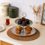 Emsan Hasbahçe Enamel Tiered Cookie Tray 21 x 29 cm - Emsan Jordan